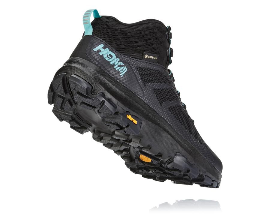 Hoka One One Toa Gore-Tex Vandringsskor Dam - Svarta - ZTMBS-1952